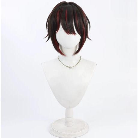 にじさんじ VTuber 風 ましろ爻 コスプレ ウィッグ 激安 WIG 高温耐熱