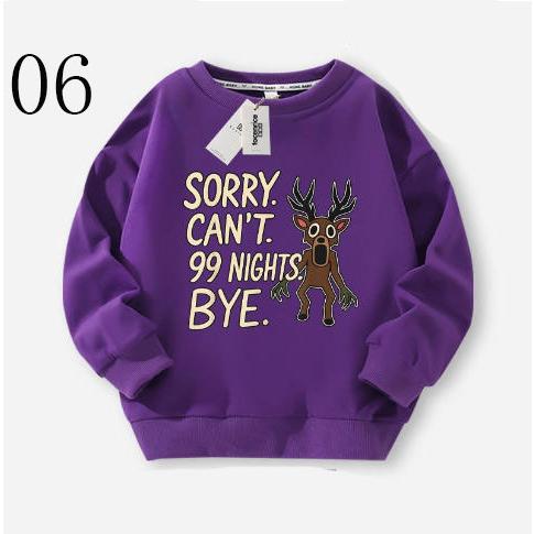 サンリオキャラクターズ】サガラ刺しゅうスウェットトレーナー（女の子） 通販【ニッセン】 99 Nights in The Forest 子供 ユニセックスのラウンドネックのゆったりとした長袖スウェットシャツ 仕事 学校