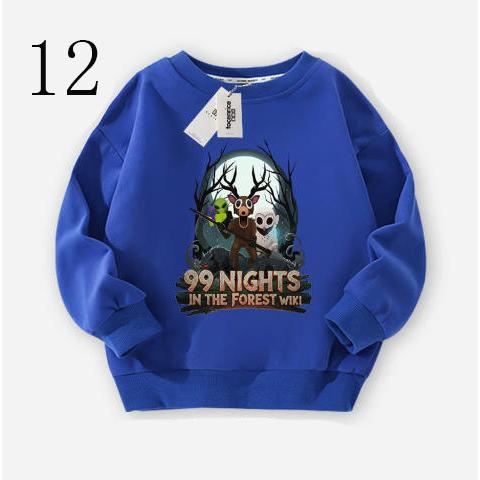 9色 99 nights in the forest 子供成人服 長袖 パーカー春 秋 冬