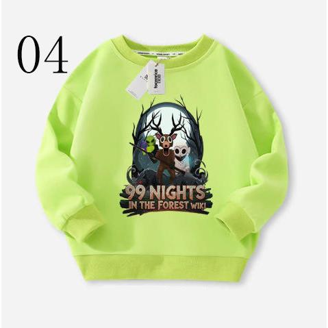 9色 99 nights in the forest 子供成人服 長袖 パーカー春 秋 冬