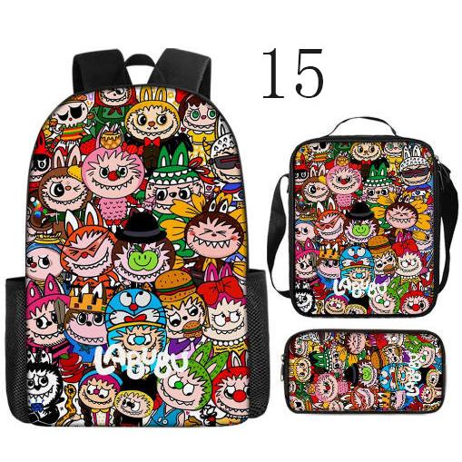 新品 3点セット リュックサック Labubu ラブブ 男の子 女の子 リュック