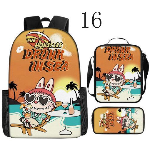 新品 3点セット リュックサック Labubu ラブブ 男の子 女の子 リュック