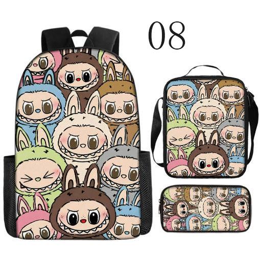 新品 3点セット リュックサック Labubu ラブブ 男の子 女の子 リュック