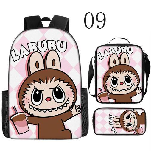 新品 3点セット リュックサック Labubu ラブブ 男の子 女の子 リュック