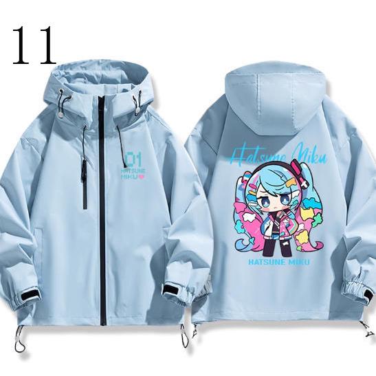 マウンテンパーカー ブルゾンパーカー 初音 ミク グッズ パーカー 初音