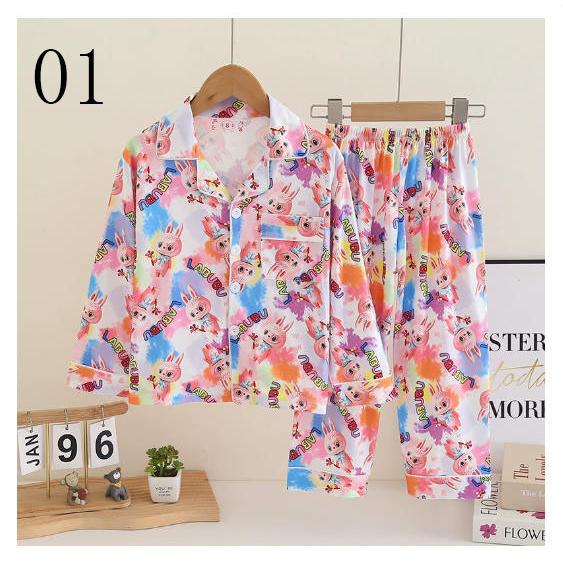 新品 20色 かわいい 春秋パジャマセット 上下セット 子供用パジャマ