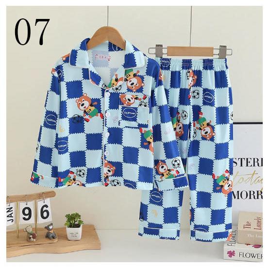 新品 20色 かわいい 春秋パジャマセット 上下セット 子供用パジャマ