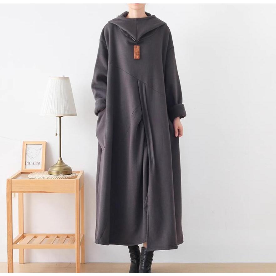 2026新品 ワンピース チュニック 冬 ロング レディース 40代 膝丈 長袖