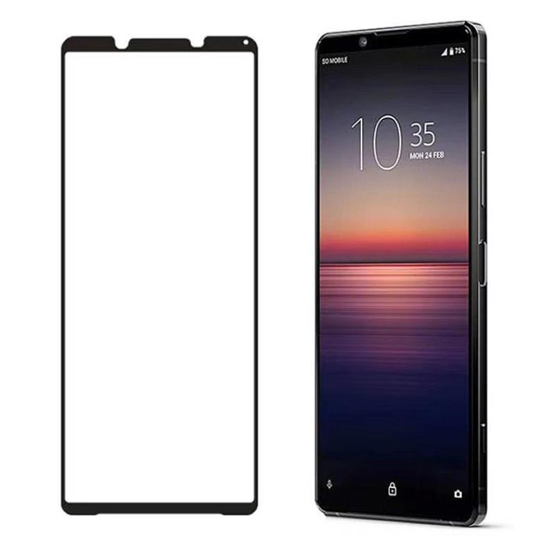 Xperia 1 Sony II 用液晶保護ガラスフィルム 全画面カバー (Xperia1