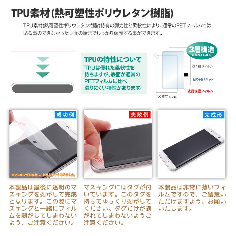 Xperia 1 Sony V 用液晶保護フィルム 全画面カバー TPU素材
