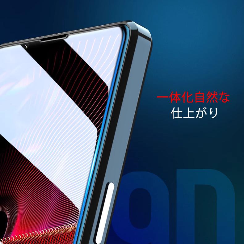 Xperia Sony 10 V 用液晶保護ガラスフィルム 全画面カバー (Xperia10V
