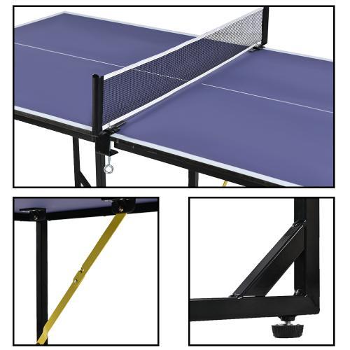 卓球台 卓球　ネット付 ラケット付 ピンポン球付 折りたたみ 家庭用 コンパクト 