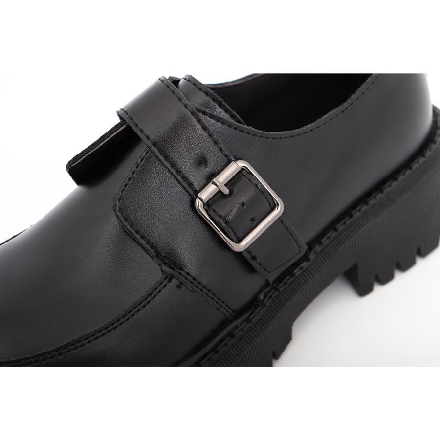 【極美品】◾️joya◾️コンフォートシューズ◾️RELAX◾️厚底◾️レザー◾️ブラック プラットフォームシューズ レディース ローファー