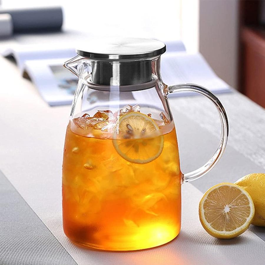 ティーポット1.5L 新品 1500MLガラス ポット 直火 耐熱ガラスポット ティーポット 耐熱ガラス
