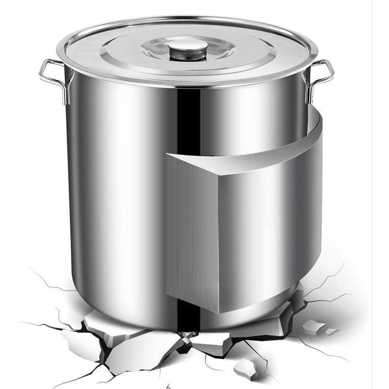 ステンレス製 50リットル 寸胴鍋 蓋付き 寸胴鍋 40cm 50L ステンレス製 蓋付き 業務用 キッチン用品 厨房用品