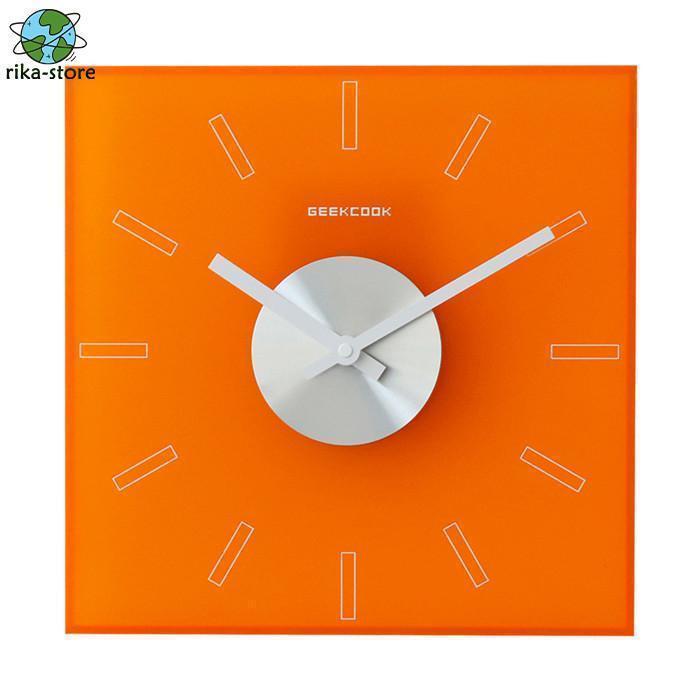 掛け時計 壁掛け時計 アクリル クロック 四角形 おしゃれ
