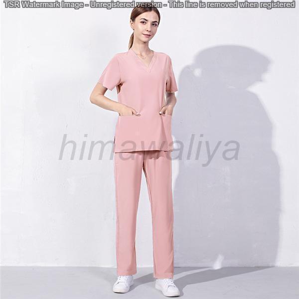 1万5000円相当 新品未使用 上下セット ナース服２着 ナース服 スクラブ 白衣 レディース 上下セット セットアップ 半袖 多