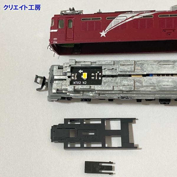 NT02-HF 高輝度 常点灯 フィルタ回路付き 電球色LEDヘッドライト基板 １個　TOMIX機関車用 タイプ２ |  | 02