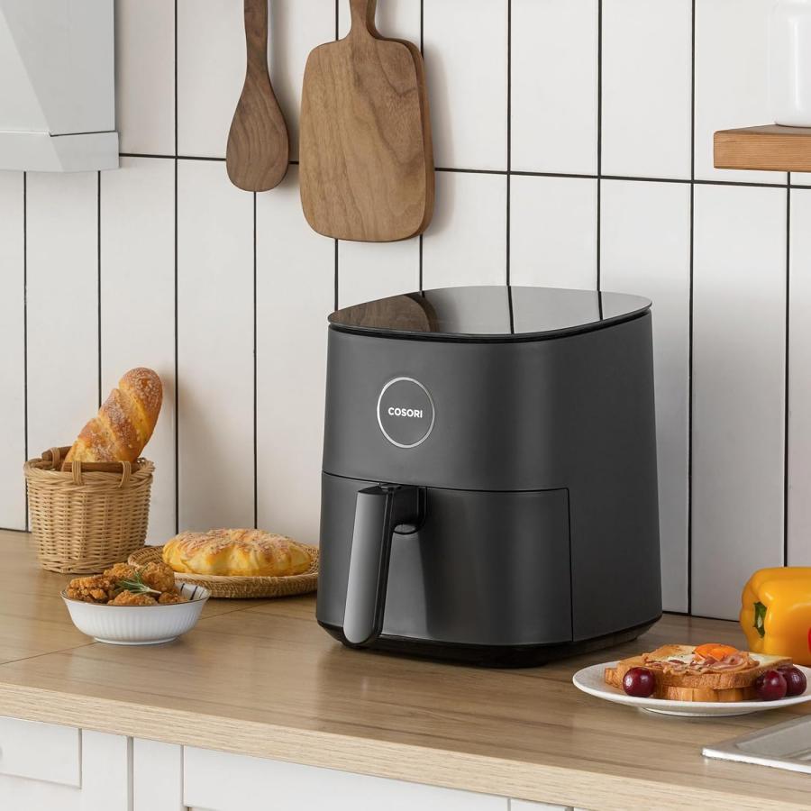 COSORI PRO LE ノンフライヤー 4.7L グレー （レシピ付き 電気フライヤー エアフライヤー 2年保証付 コソリ）静音55dB オイルカット85% | COSORI | 03