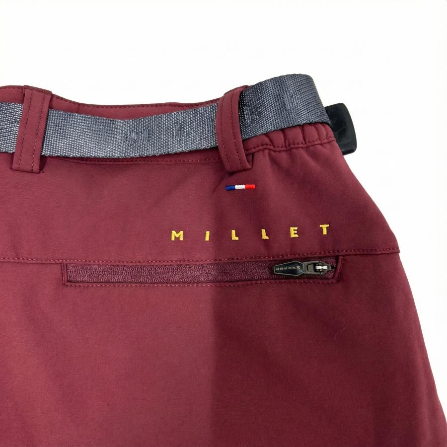 新品タグ付 MILLET ミレー トレッキングパンツ S バーガンディ ベルト付 登山 アウトドア | MILLET | 06