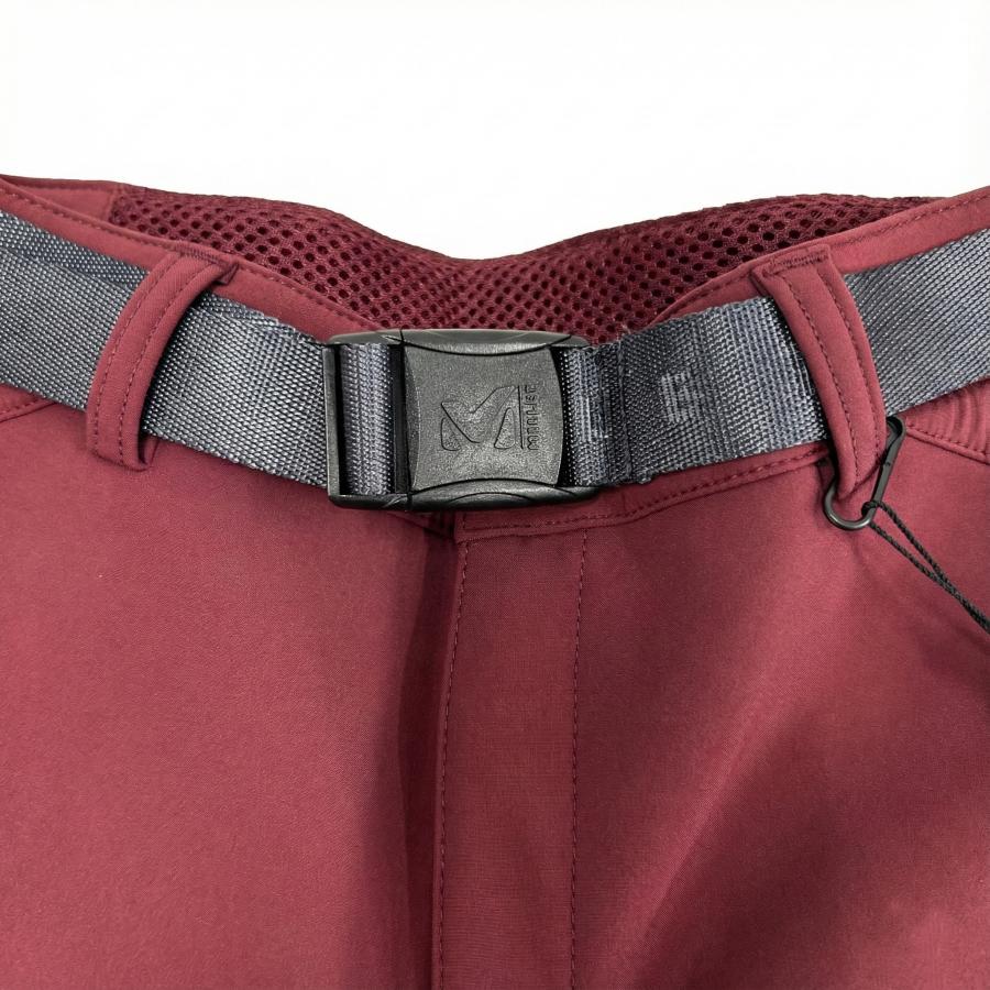 新品タグ付 MILLET ミレー トレッキングパンツ S バーガンディ ベルト付 登山 アウトドア | MILLET | 04