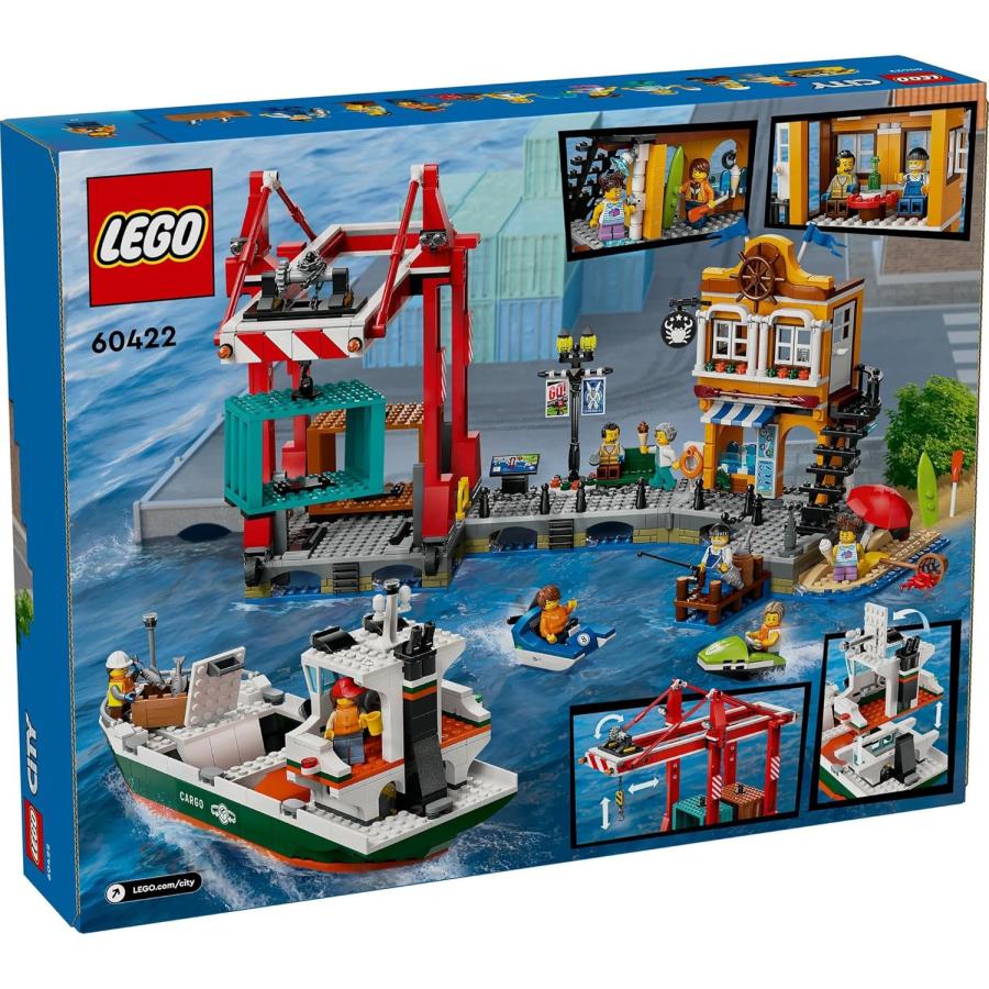 ぽちゃです LEGO CITY レゴ(LEGO) シティ レゴシティの波止場と貨物船 おもちゃ