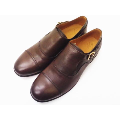 スペースクラフト Space Craft モンクストラップ Sc 160 ダークブラウン メンズ レディース Shoes Shop Creation 通販 Yahoo ショッピング