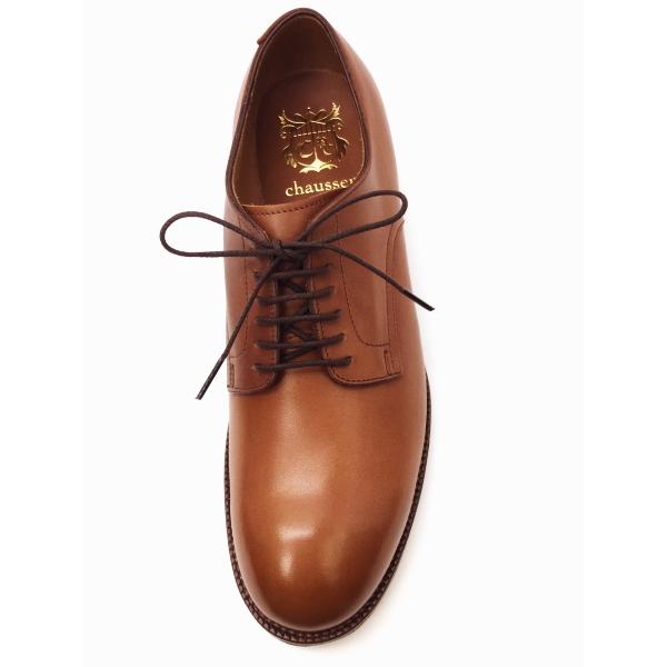chausser classic line キャメルブラウンシューズ靴