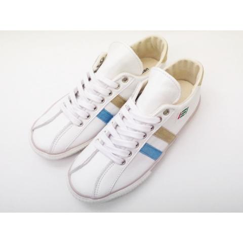 日本最大級 Maccheronian マカロニアン メンズ レディース スニーカー 2215l White Sax Beige 爆安プライス Tgounagaland Com