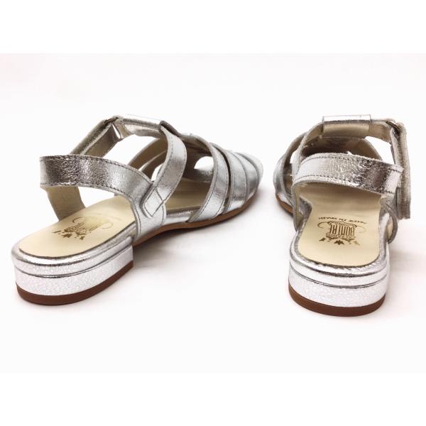 ボントレ BONTRE サンダル #20402 SILVER バックストラップ付きグルカサンダル レディース｜creation-shoes｜05