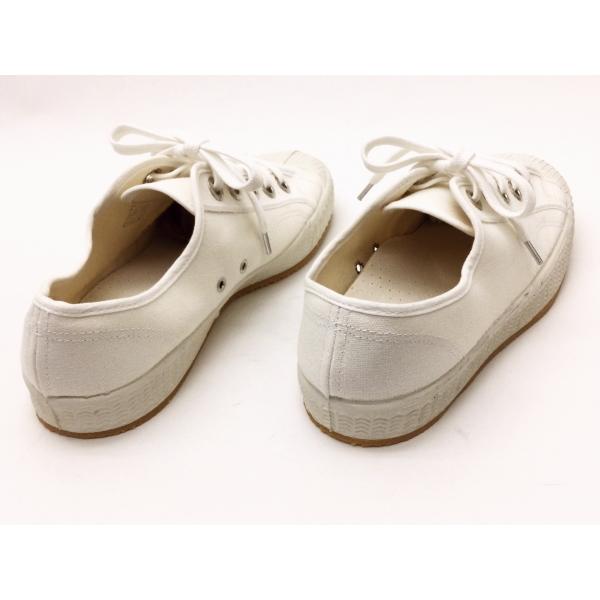 インスタント/INN-STANT キャンバススニーカー white(white+gum sole) UNISEX バルカナイズ製法 メンズ＆レディース｜creation-shoes｜04