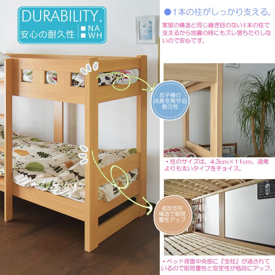 2段ベッド 二段ベッド ロータイプ おしゃれ コンパクト 子供 セミ