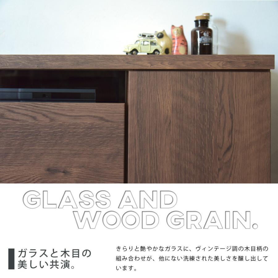 サイドボード キャビネット 完成品 リビング テレビボード テレビ台 TV マルチラック 幅120cm 薄型 奥行35 木目調 ウォールナット調 木製品 収納棚 完成品 木目調