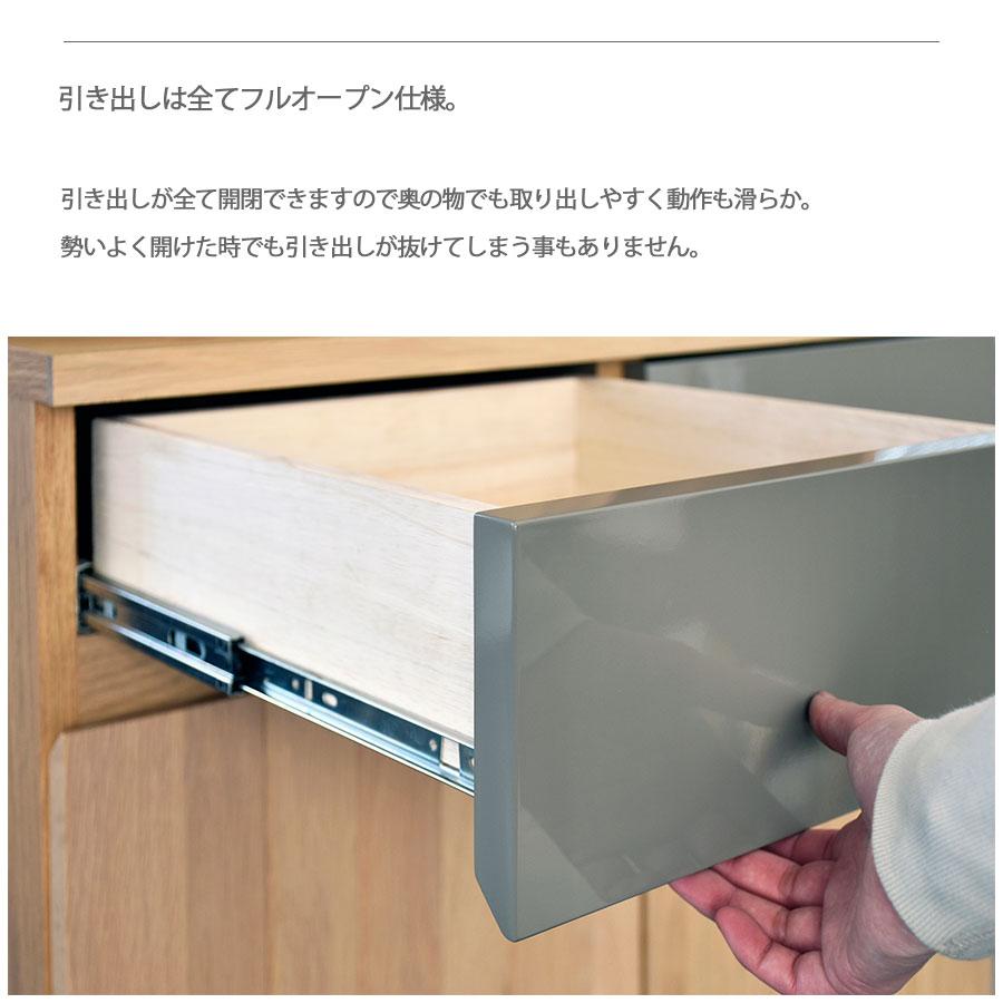 バーカウンター 幅120cm カウンターテーブル キッチンカウンター ハイカウンター オーク 無垢 日本製 キッチン収納 収納ラック キッチンラック 爆買_4