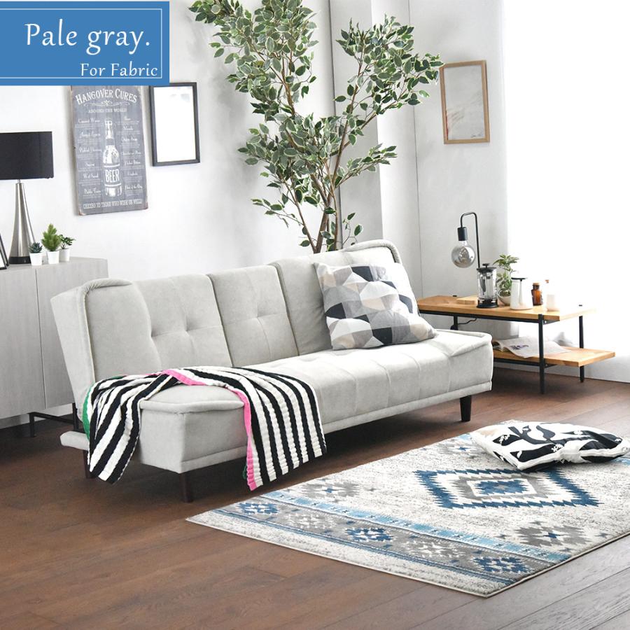 ソファベッド 180cm 3P 3人掛け エアレザー ファブリック PVC モダン