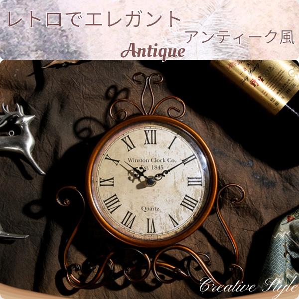 置き時計 時計 クラシック クロック アイアン レトロ ヴィンテージ アンティーク｜creative-style｜02