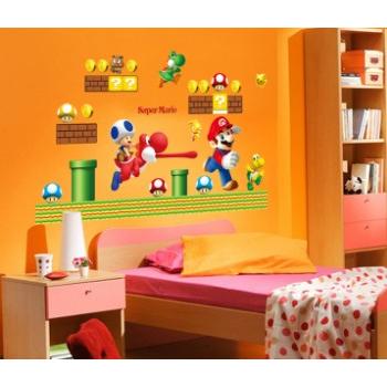 ウォールステッカー 子供部屋 マリオ 壁シール ウォールシール インテリアシール はがせる かわいい Ws Ay7062 Creative Style 通販 Yahoo ショッピング
