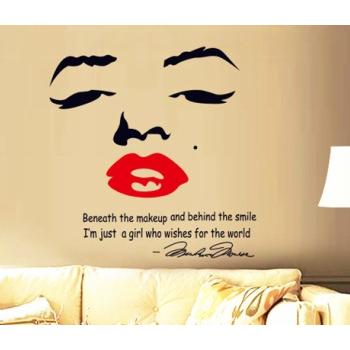 ウォールステッカー マリリン モンロー 北欧 モダン おしゃれ 壁シール ウォールシール インテリアシール はがせる 模様替え 壁飾り 壁装飾 Ws Ay7165 Creative Style 通販 Yahoo ショッピング