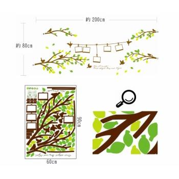 ウォールステッカー 木 植物 フォトフレーム A 北欧 壁シール ウォールシール はがせる おしゃれ 壁飾り 壁装飾 模様換え｜creative-style｜06