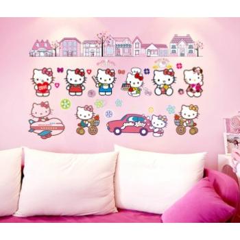 交換無料 ウォールステッカー 子供部屋 Hello Kitty 壁シール ウォールシールインテリアシール はがせる かわいい 誕生日 動物 ディズニー キャラクター Babylonrooftop Com Au