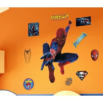 ウォールステッカー 子供部屋 スパイダーマン 壁紙シール ウォール