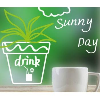 ウォールステッカー 北欧 木 植物 花 Sunny Day 壁シール ウォールシール はがせる おしゃれ 壁飾り 壁装飾 模様替え|creative-style|04