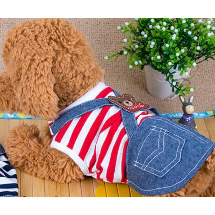 犬服ハンドメイド＊クマさんワンピ 楽天市場】犬服 小型犬 中型犬 冬服 【きゃんナナ】くまさん柄