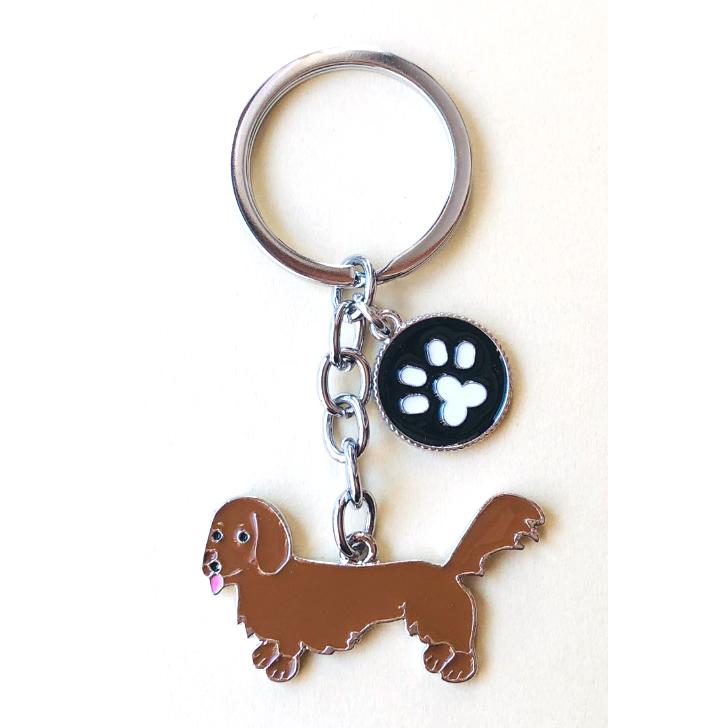 犬 ダックスフンド ダックス キーホルダー キーリング 犬モチーフ