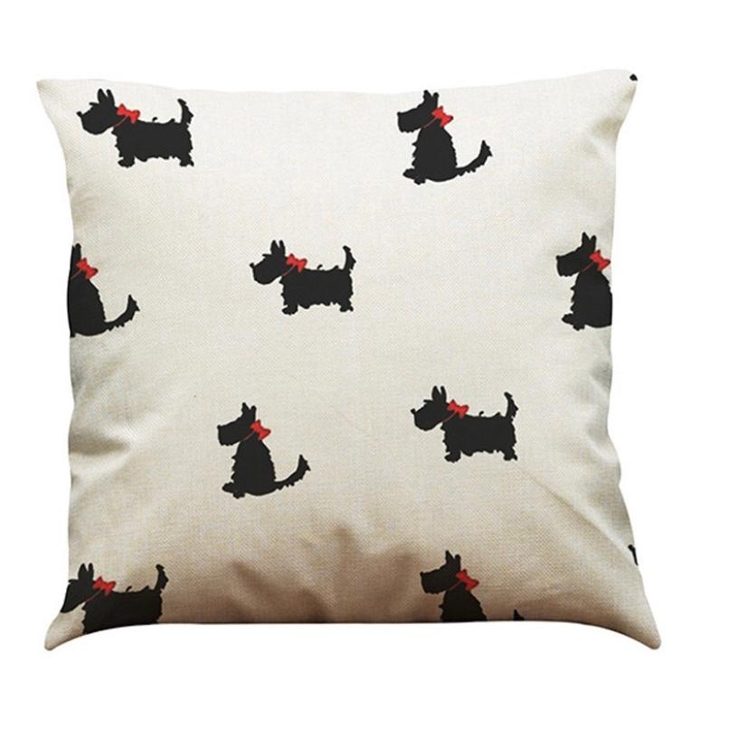 クッションカバー 犬 犬柄 おしゃれ かわいい 犬雑貨 犬小物 雑貨 動物柄 愛犬グッズ アニマル インテリア 可愛い いぬ 45cm Cc019 クリエイティブオンラインショップ 通販 Yahoo ショッピング