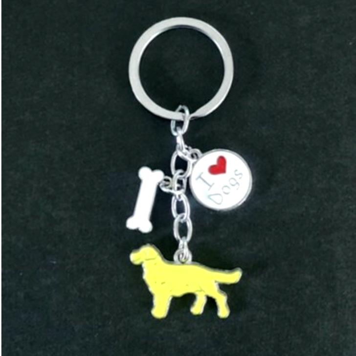 犬 ゴールデンレトリバー ラブラドゥードル キーホルダー キーリング