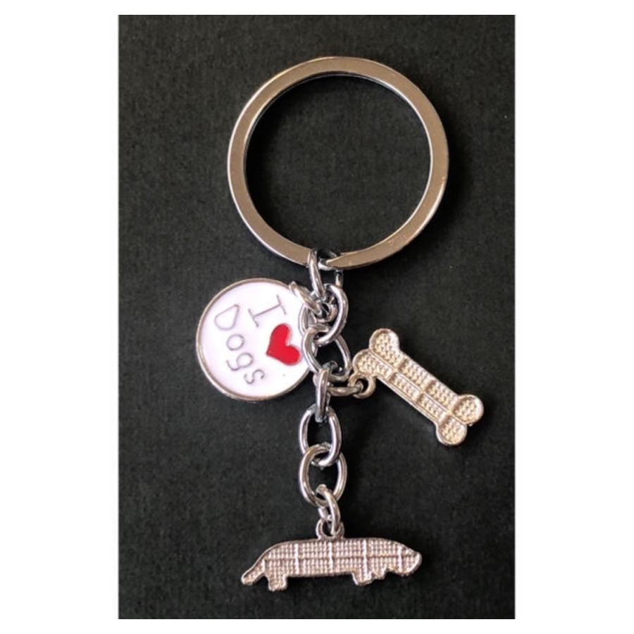 ダックスフンド ダックス 犬 ミニチュアダックスフンド キーホルダー