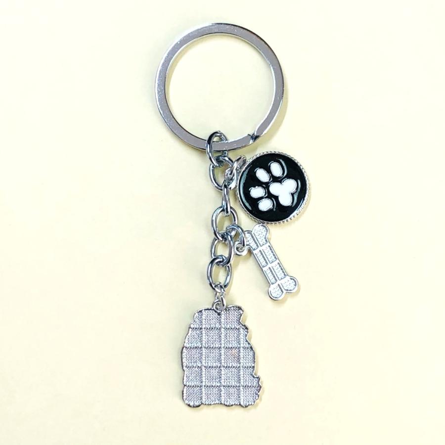 犬 いぬ シーズー マルチーズ キーホルダー チャーム バックチャーム