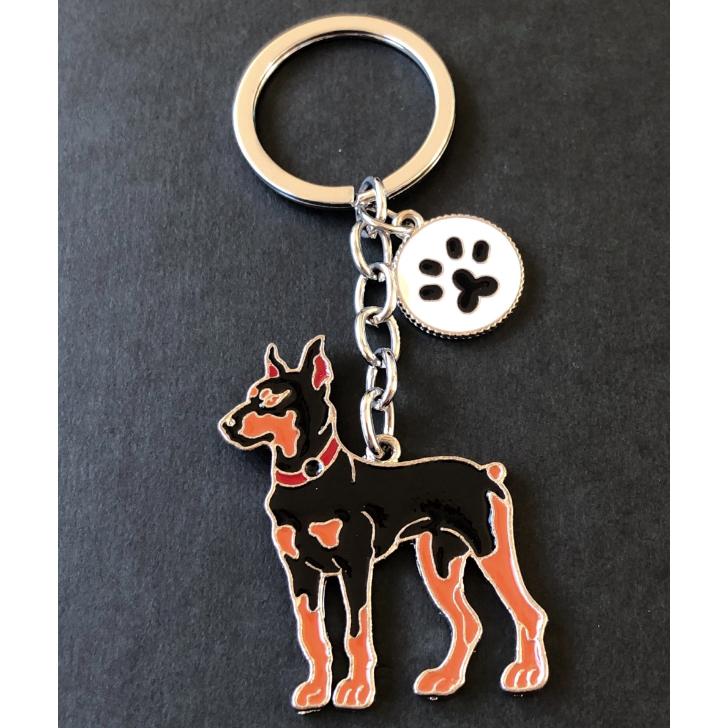 犬 いぬ ドーベルマン キーホルダー チャーム バックチャーム
