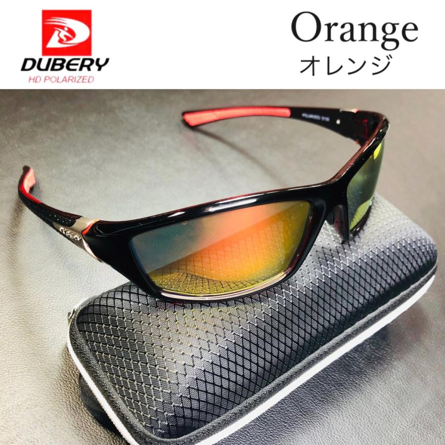 サングラス メンズ オレンジ 偏光サングラス 紫外線カット おしゃれ